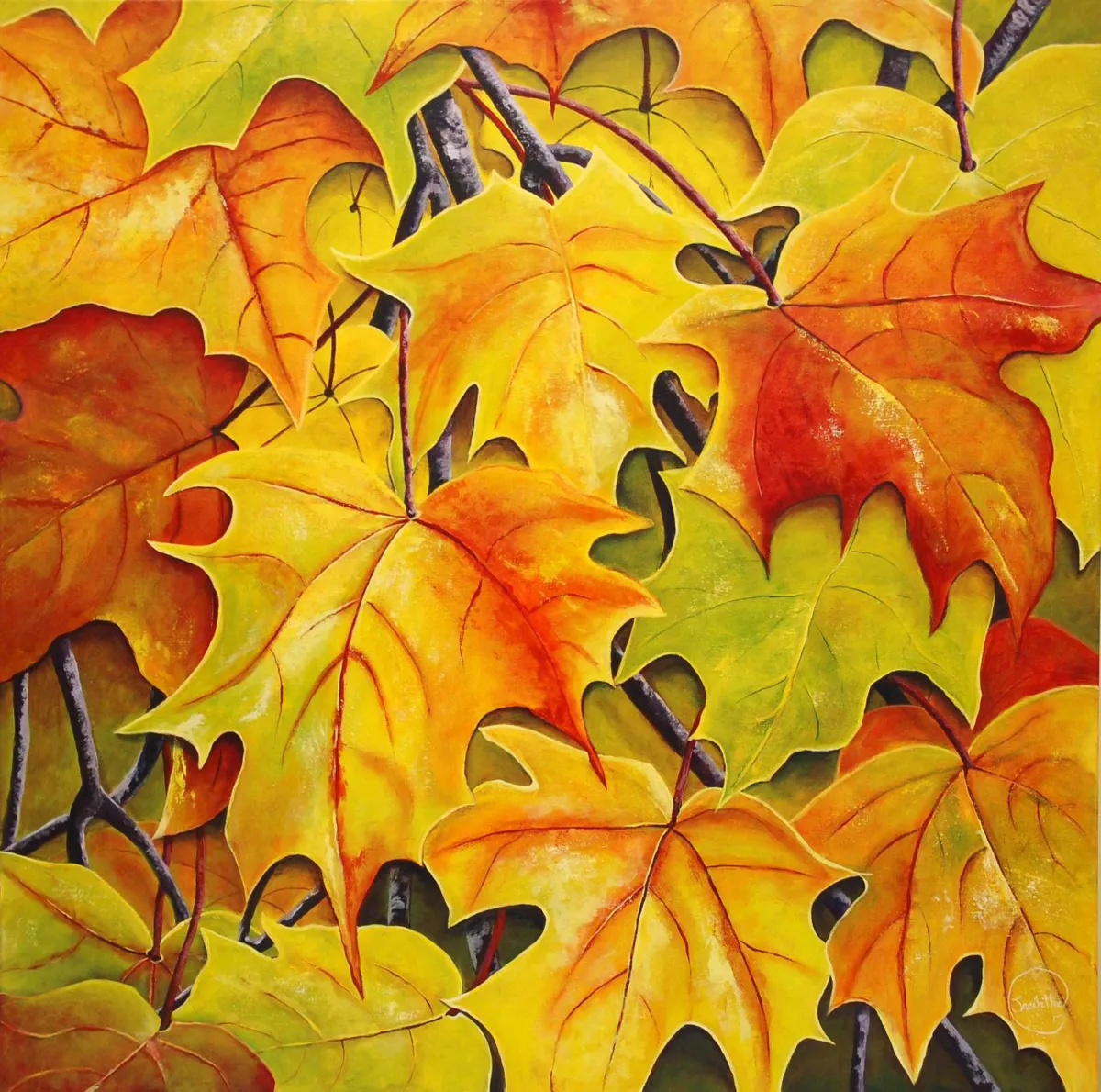 Érable automne — Jacinthe Grenon Érable automne