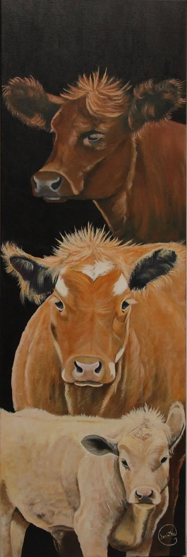 Vaches brunes — Jacinthe Grenon Vaches brunes